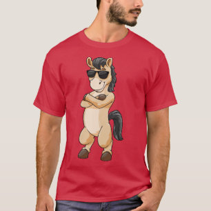 Horse with Sunglasses 4 T-Shirt