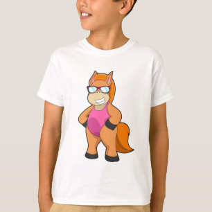 Horse with Sunglasses T-Shirt