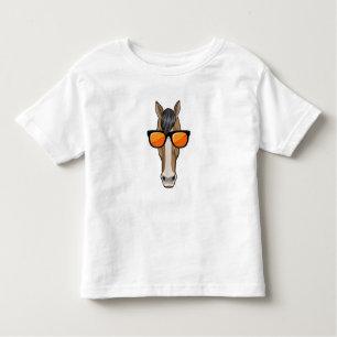 Horse with Sunglasses Toddler T-Shirt