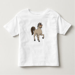 Horse with Sunglasses Toddler T-Shirt
