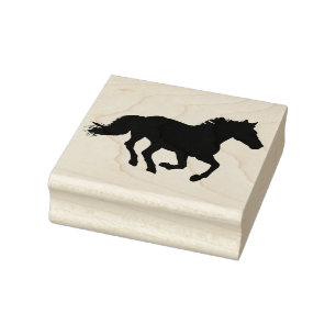 HORSE WOOD RUBBER STAMPS
