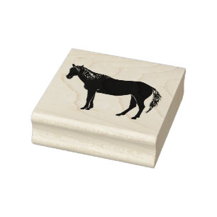 HORSE WOOD RUBBER STAMPS