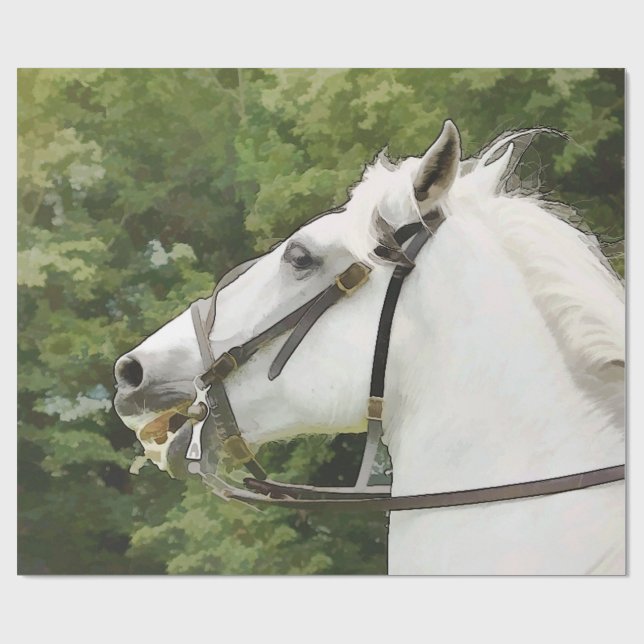 HORSE WRAPPING PAPER (Flat)