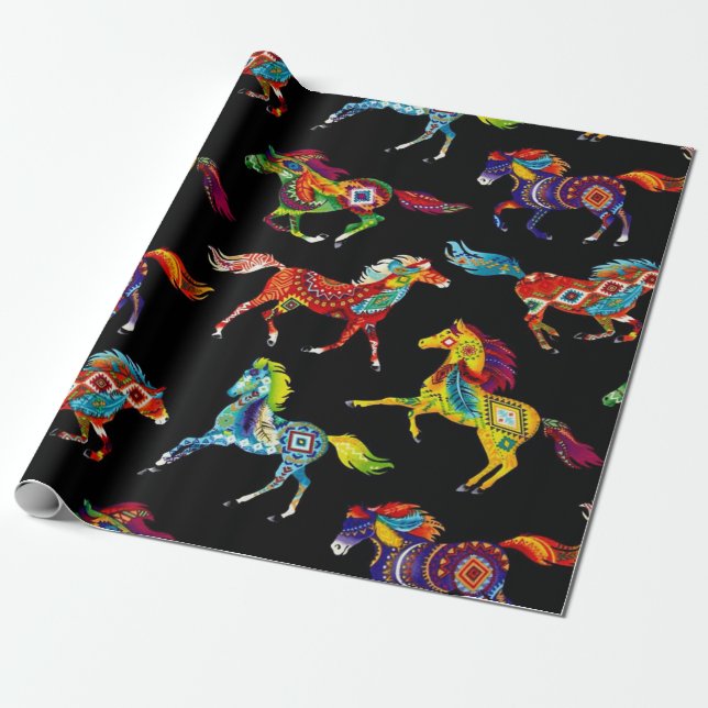 Horse Wrapping Paper (Unrolled)