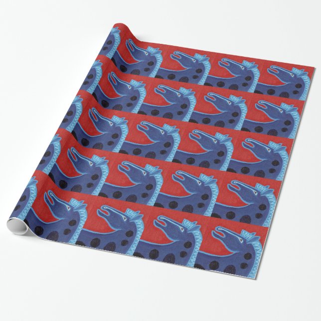 Horse Wrapping Paper (Unrolled)