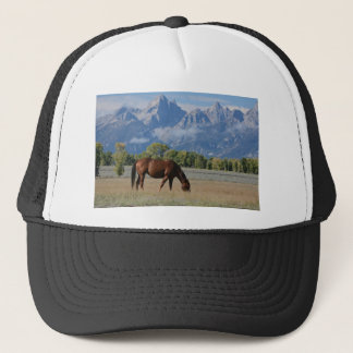 Horse, Wyoming Ranch Trucker Hat