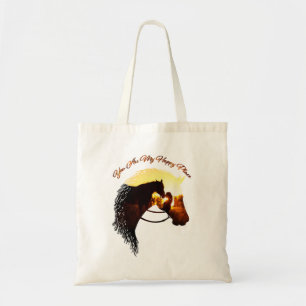 Horse You Are My Happy Place Horse Lover Female Tote Bag