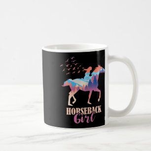 Horseback Girl Horseback Riding Horse Racing Horse Coffee Mug