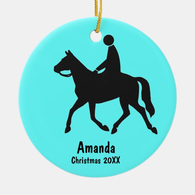 Horseback Rider Ornament (Front)