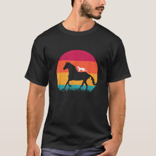 Horseback Riding Cat Ride Horses Funny Cats Horse T-Shirt