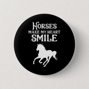 Horseback Riding For Horse Rider Gift 6 Cm Round Badge
