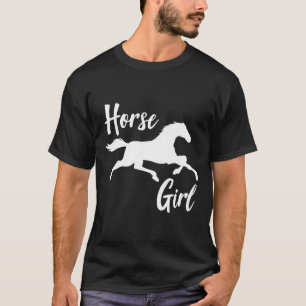 Horseback Riding Horse Girl T-Shirt