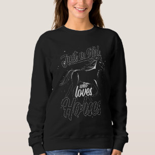 Horseback Riding Horse Rider Girls Women Equestria Sweatshirt