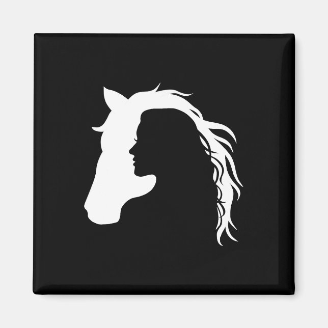Horseback Riding - Horse Trainer Horseman Equestri Magnet (Front)