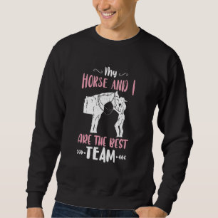 Horseback Riding My Horse And I Horseback Rider Eq Sweatshirt