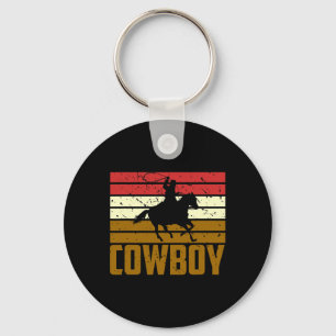 Horseback Riding Rodeo Texas Gift Cowboy  Key Ring