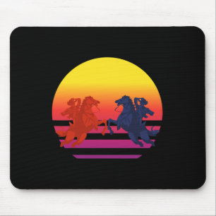 Horseback Riding Western Equestrian Texas Gift Ret Mouse Pad