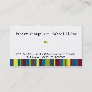 Horseblanket Colorbook Business Card