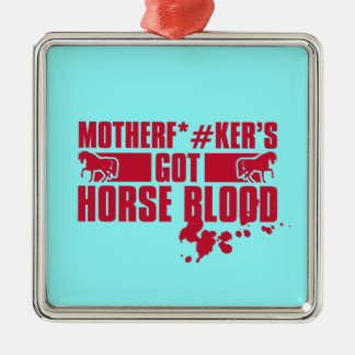 Horseblood Metal Tree Decoration
