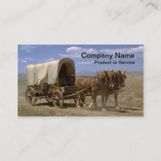 Horsedrawn Wagon business card