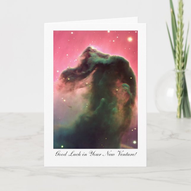 Horsehead Nebula - Good Luck in Your New Venture Card (Front)