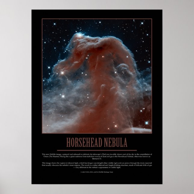 HORSEHEAD NEBULA - Hubble Poster (Front)