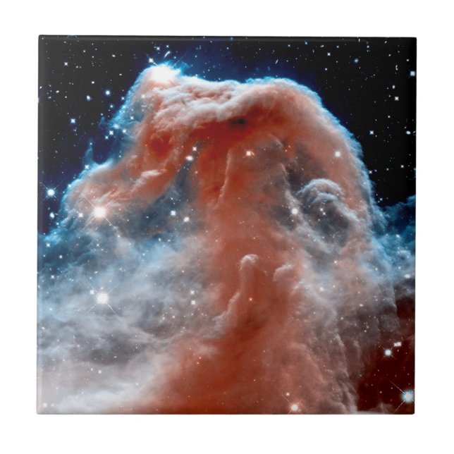 Horsehead Nebula Infrared - Hubble Space Photo Tile (Front)