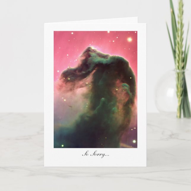 Horsehead Nebula - So Sorry Card (Front)