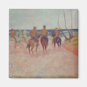 Horseman on the Beach 1902 Magnet