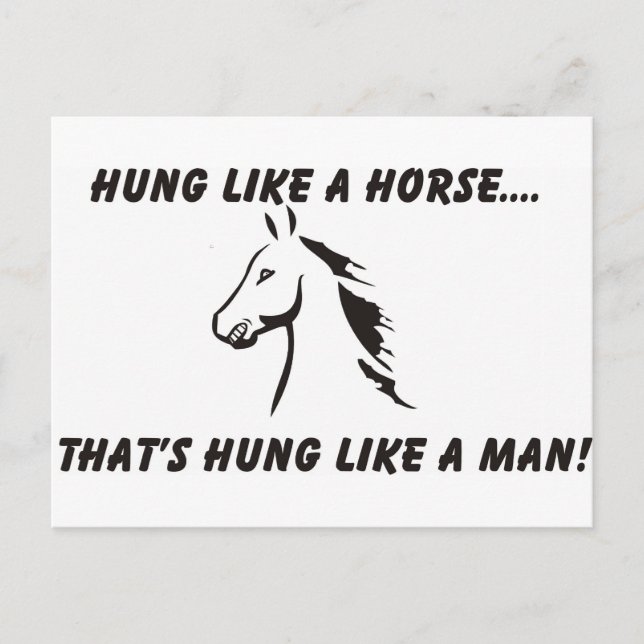 Horseman Postcard (Front)