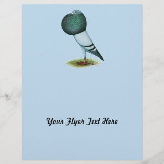 Horseman Pouter Pigeon Blue Flyer