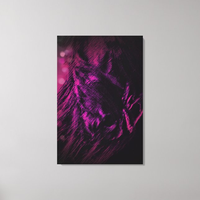 HorseOnPurple - Wrapped Canvas (Front)