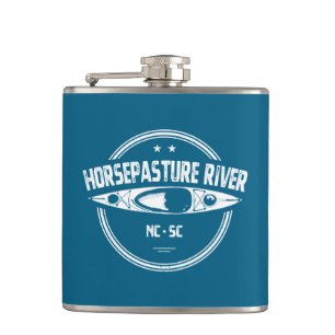 Horsepasture River North Carolina Kayaking Hip Flask