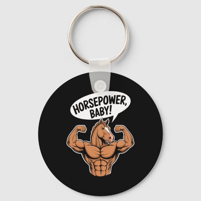 Horsepower Ba  Key Ring (Front)