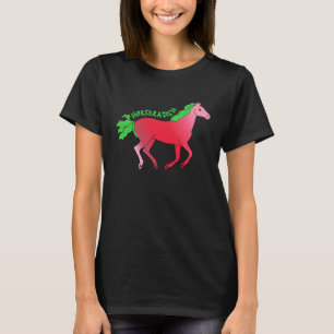 Horseradish Horse  Animal Farming Radish Vegetable T-Shirt
