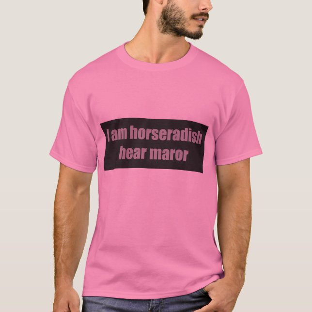 Horseradish Maror Passover T-shirt Mens (Front)