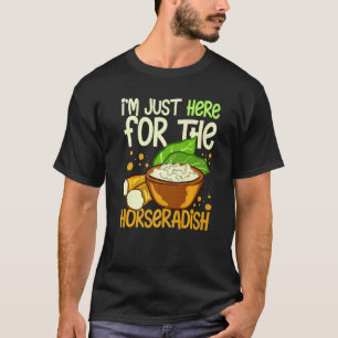 Horseradish Sauce Cream Plant Recipe Root Fresh Di T-Shirt