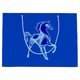Horses 5 large gift bag