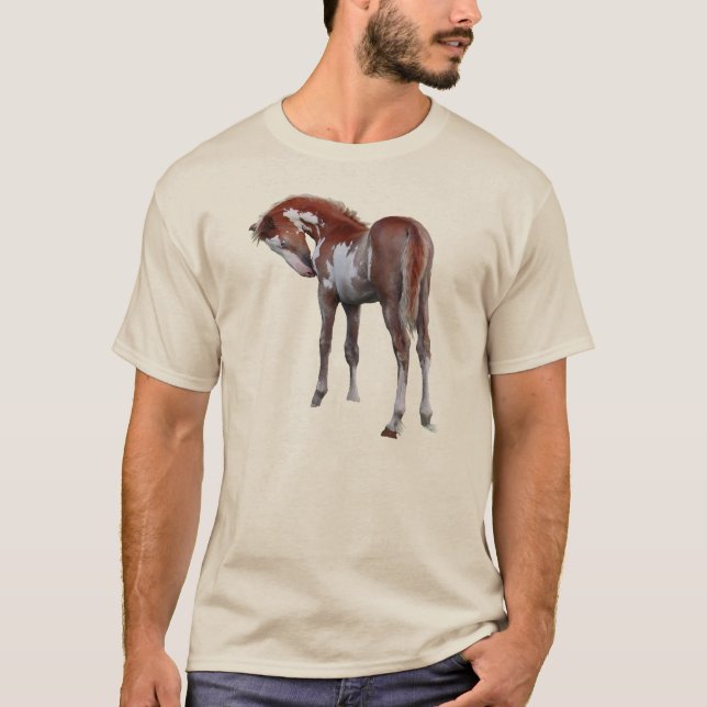 Horses - American Western Theme T-Shirt (Front)