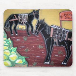 Horses and Lemons Mouse Pad