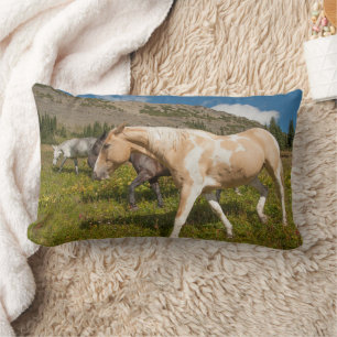 Horses and Mules Lumbar Cushion