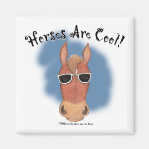 Horses Are Cool! Magnet