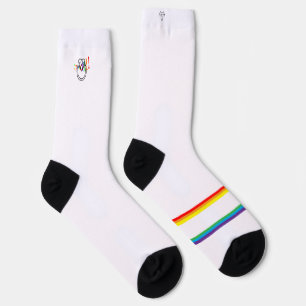 Horses Are In My DNA Rainbow Crew Socks