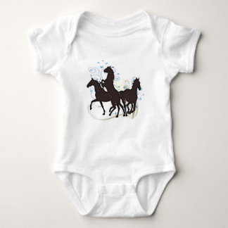 Horses Baby Bodysuit