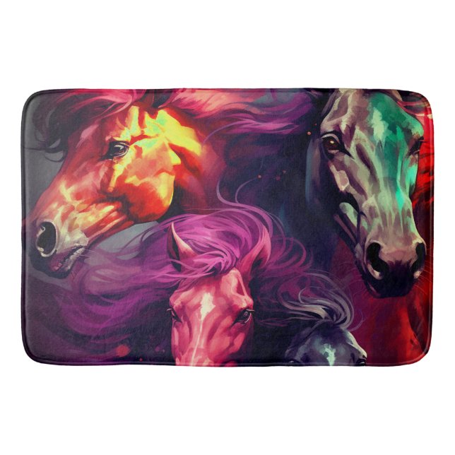 Horses Bath Mat (Front)