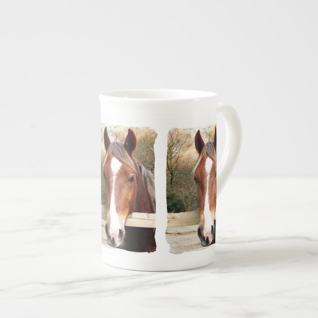 HORSES BONE CHINA MUG (Front Right)