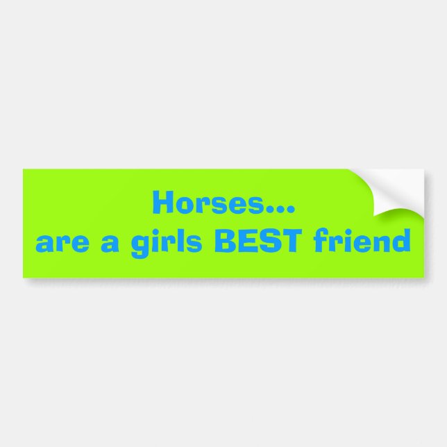 Horses Bumper Sticker (Front)
