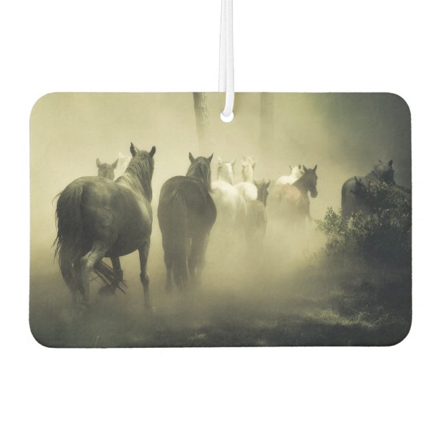 Horses Car Air Freshener (Front)