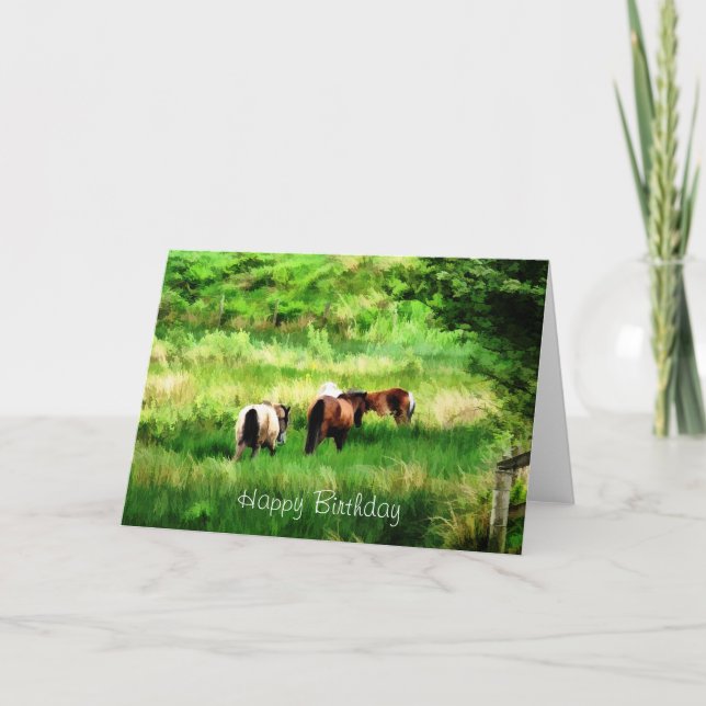 HORSES CARD (Front)