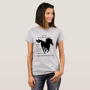 Horses Carry the Wisdom of Healing Quote T-Shirt